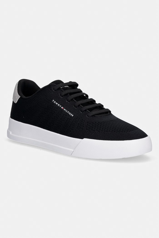 Tommy Hilfiger TH COURT KNIT sneakersy męskie czarny FM0FM05823