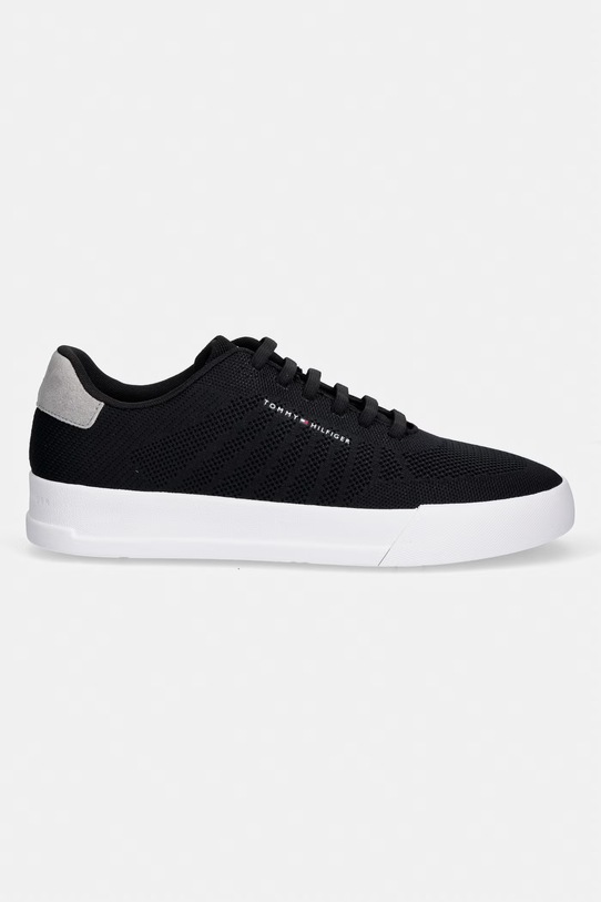 Tommy Hilfiger TH COURT KNIT sneakersy męskie FM0FM05823 czarny SS26