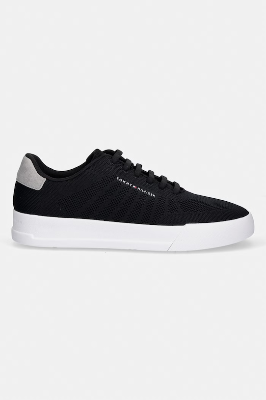 Tommy Hilfiger TH COURT KNIT sneakersy męskie FM0FM05823 czarny SS26