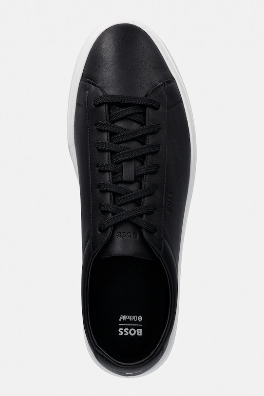 BOSS sneakersy skórzane Kieran czarny 50552853.002