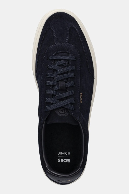 BOSS sneakersy zamszowe Kieran granatowy 50554611.401