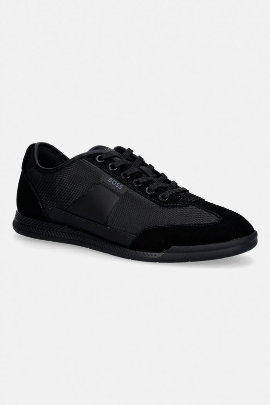 Sneakers BOSS Nitan συνθετικό μαύρο 50557886.005