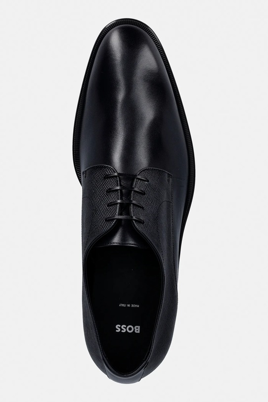 Δερμάτινα κλειστά παπούτσια BOSS Derrek σκούρο μπλε 50555426.401