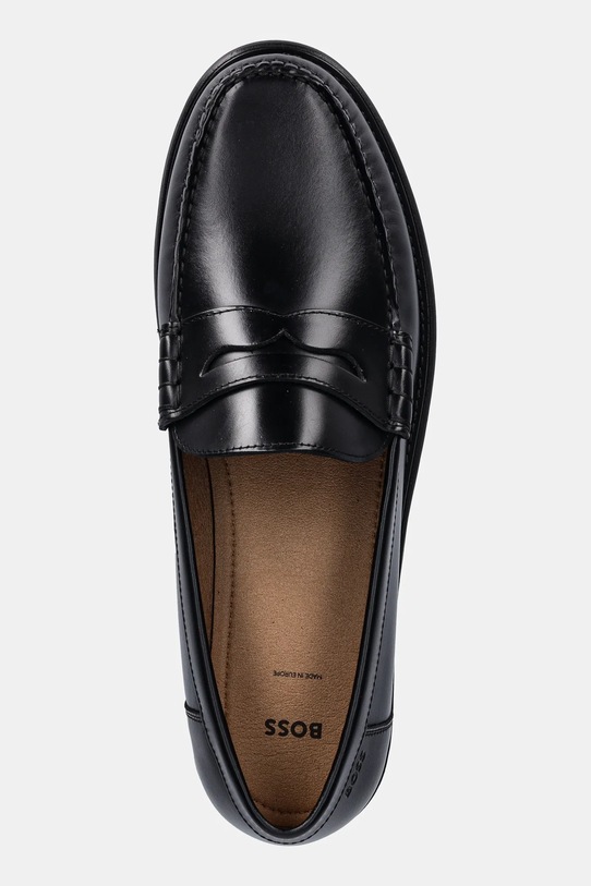 BOSS mocasini de piele Tevan negru 50557750.001