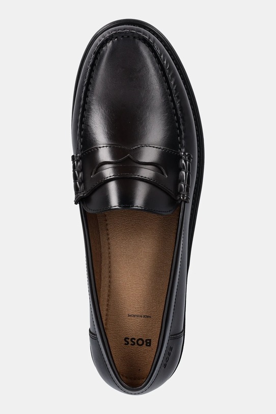 BOSS mocasini de piele Tevan maro 50557750.201