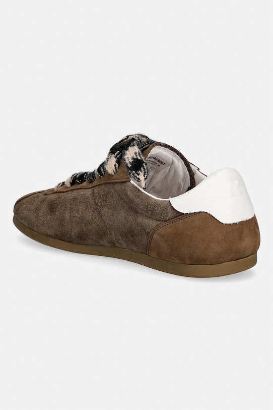 Obuwie Represent sneakersy zamszowe LOW-PRO NUBUCK MLM100535.16 brązowy