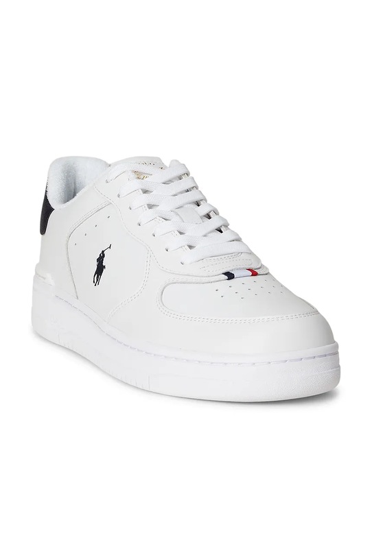 Polo Ralph Lauren sneakersy skórzane Mastr Ct Rib 809P01636001.100 biały SS26