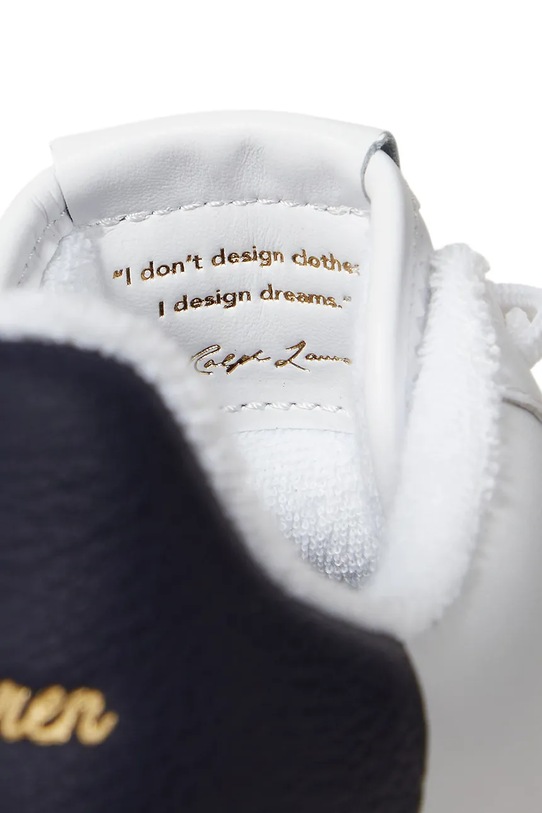 Polo Ralph Lauren sneakersy skórzane Mastr Ct Rib 809P01636001.100 biały