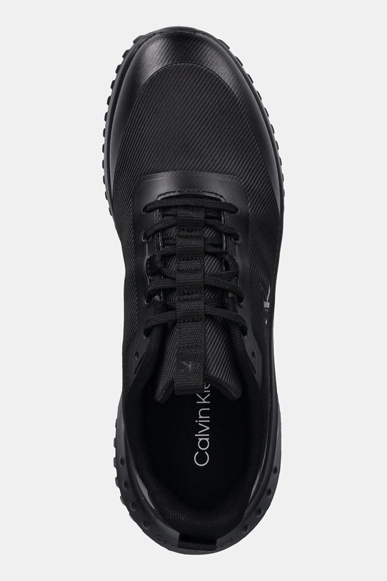 Calvin Klein sneakersy EVA RUNNER LACE UP MAT MIX czarny YM0YM01442