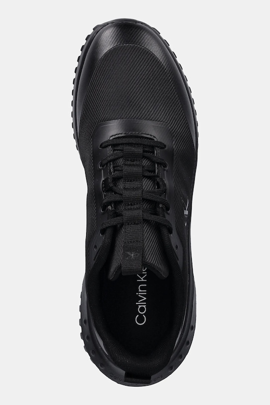 Calvin Klein sneakersy EVA RUNNER LACE UP MAT MIX czarny YM0YM01442