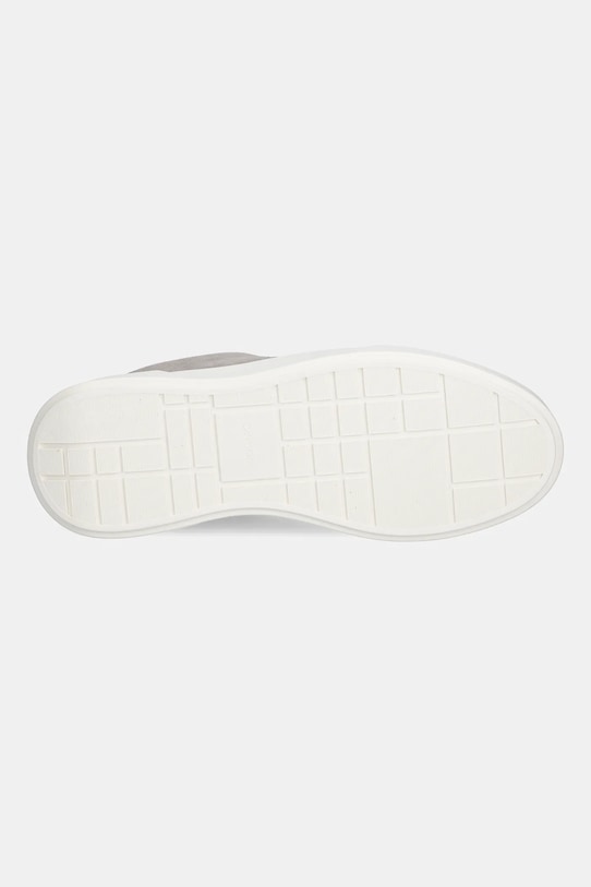 Calvin Klein sneakersy skórzane CHUNKY CUPSOLE LACEUP SU YM0YM01453 szary