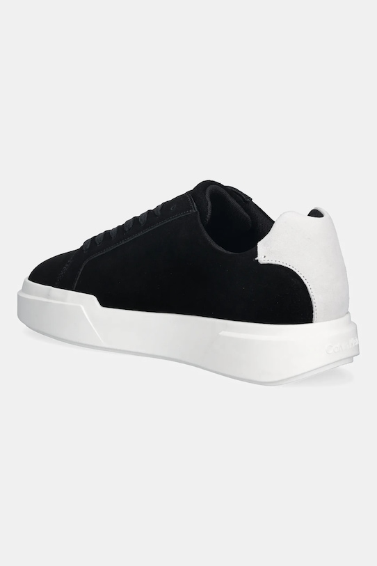 Obuwie Calvin Klein sneakersy skórzane CHUNKY CUPSOLE LACEUP SU YM0YM01453 czarny