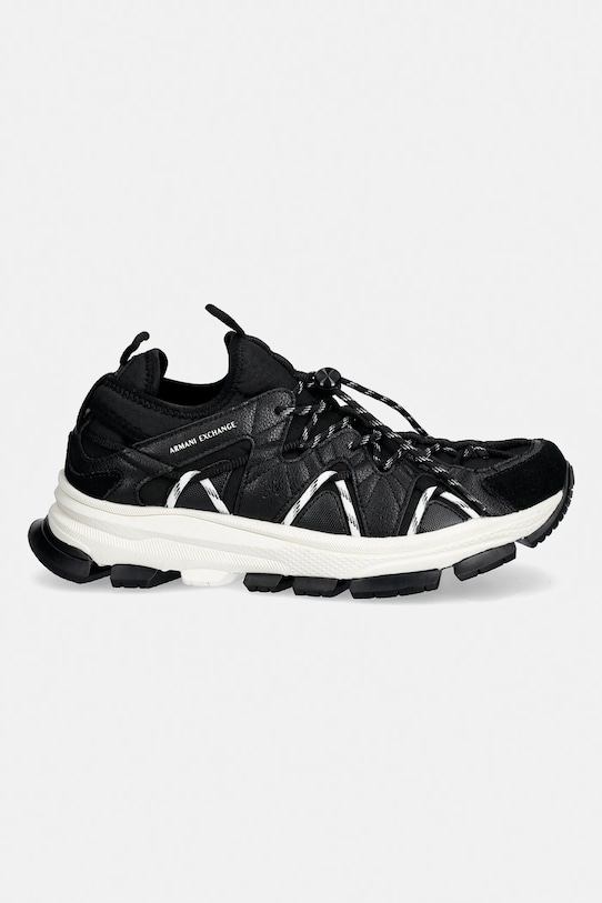 Armani Exchange sneakersy XM002196.AF21423.UC001 czarny SS26