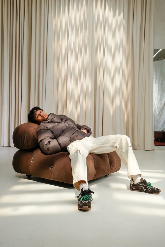 Naked Wolfe sneakersy zamszowe Ace-M Ace.Brown