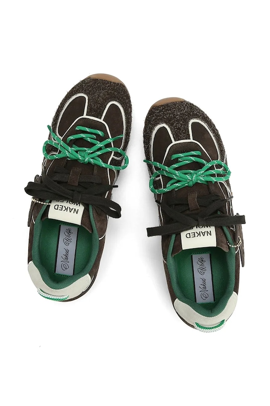 Obuwie Naked Wolfe sneakersy zamszowe Ace-M Ace.Brown brązowy