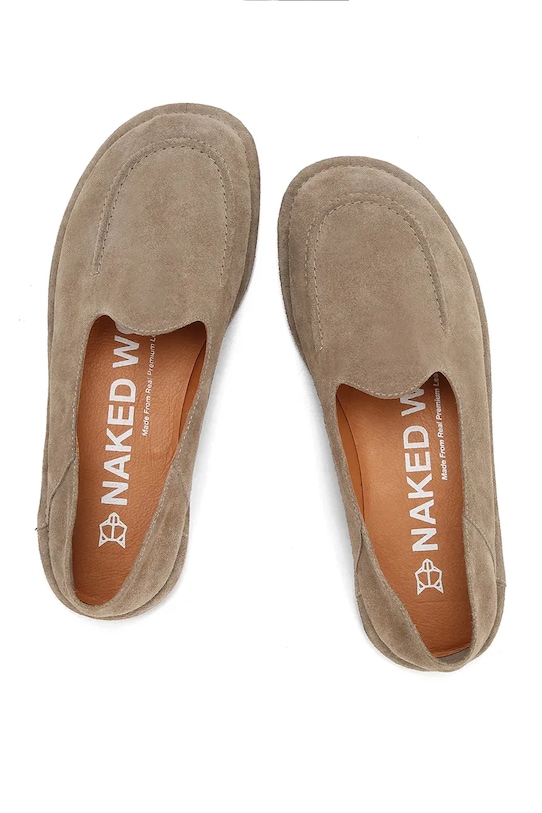 Naked Wolfe mokasyny zamszowe Reef Reef.Taupe beżowy