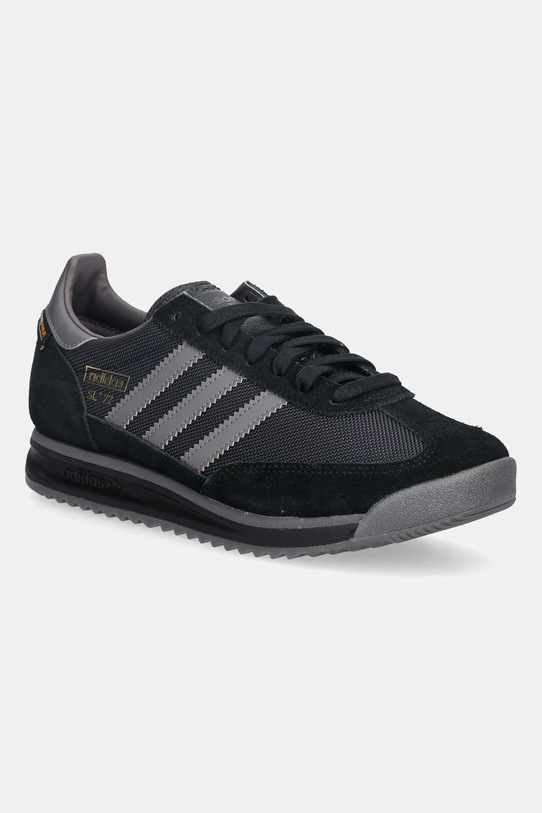 adidas Originals sneakersy SL 72 skóra zamszowa czarny KK3643
