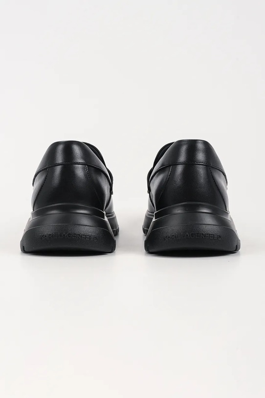 Obuwie Karl Lagerfeld mokasyny skórzane MAGNUS KL10610.000 czarny