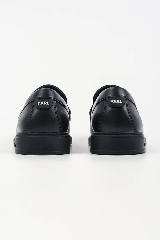 Obuwie Karl Lagerfeld mokasyny skórzane KORI KL21410.000 czarny