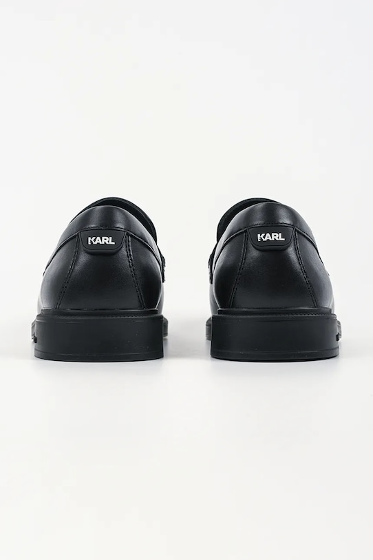 Obuwie Karl Lagerfeld mokasyny skórzane KORI KL21410.000 czarny