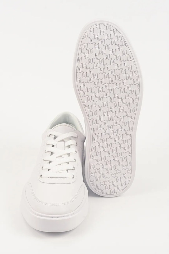 Kožené tenisky Karl Lagerfeld FLINT II KL53326A.011 biela