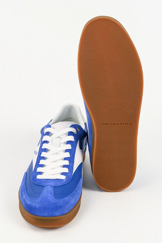 Kožené tenisky Karl Lagerfeld KANDIDATE KL53855.3KB modrá