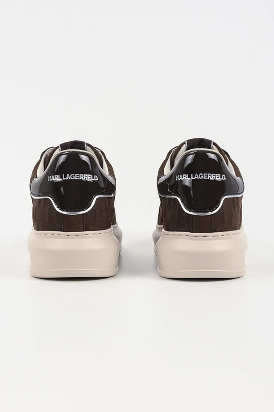 Obuv Nubukové tenisky Karl Lagerfeld KAPRI KL52547K.244 hnedá