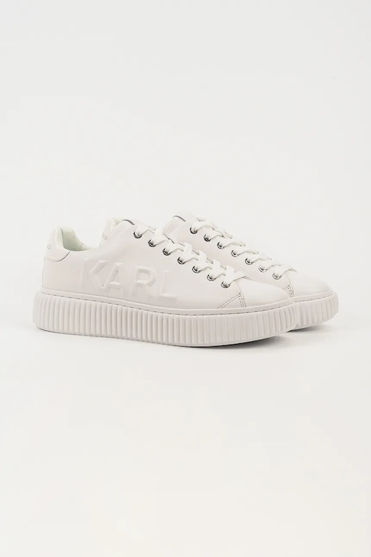 Usnjene superge Karl Lagerfeld KAPRIKA KL24225.011 bela SS26