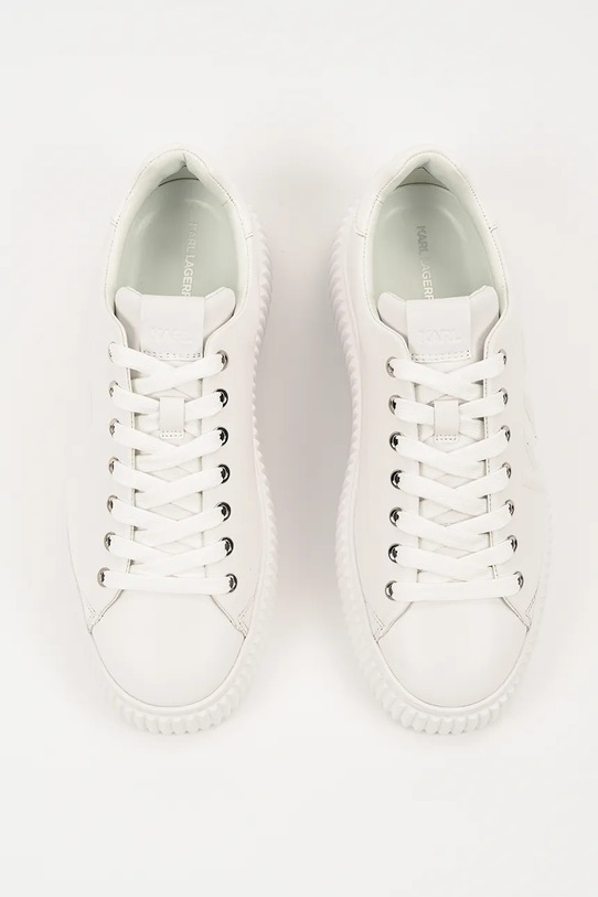 Usnjene superge Karl Lagerfeld KAPRIKA bela KL24225.011