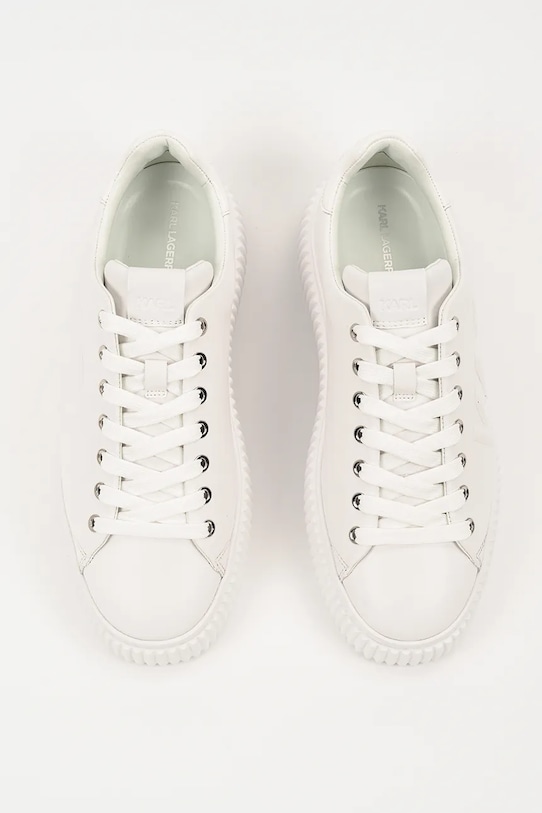 Usnjene superge Karl Lagerfeld KAPRIKA bela KL24225.011