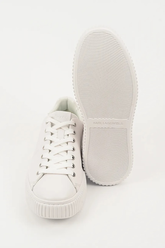 Usnjene superge Karl Lagerfeld KAPRIKA KL24225.011 bela