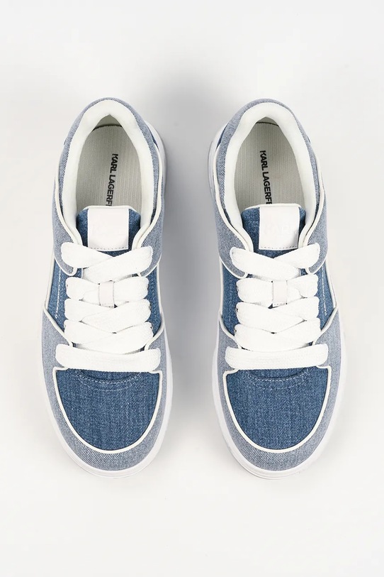 Karl Lagerfeld sneakersy KOURTNEY niebieski KL53016D.DBL