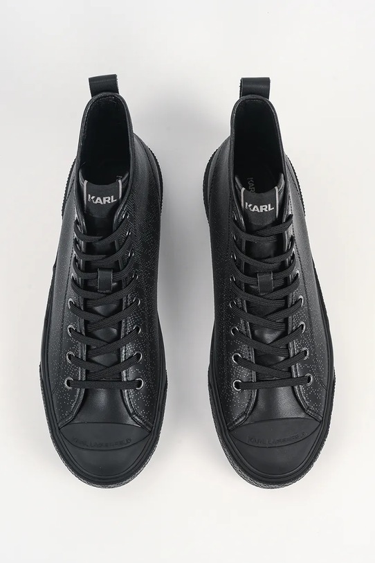 Karl Lagerfeld trampki skórzane KAMPUS MAX III czarny KL50446G.007