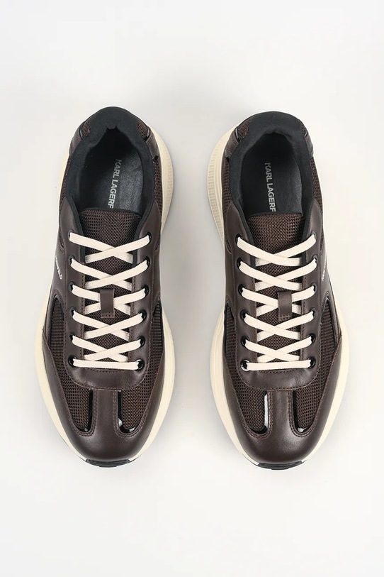 Karl Lagerfeld sneakersy VESTA brązowy KL52715.444