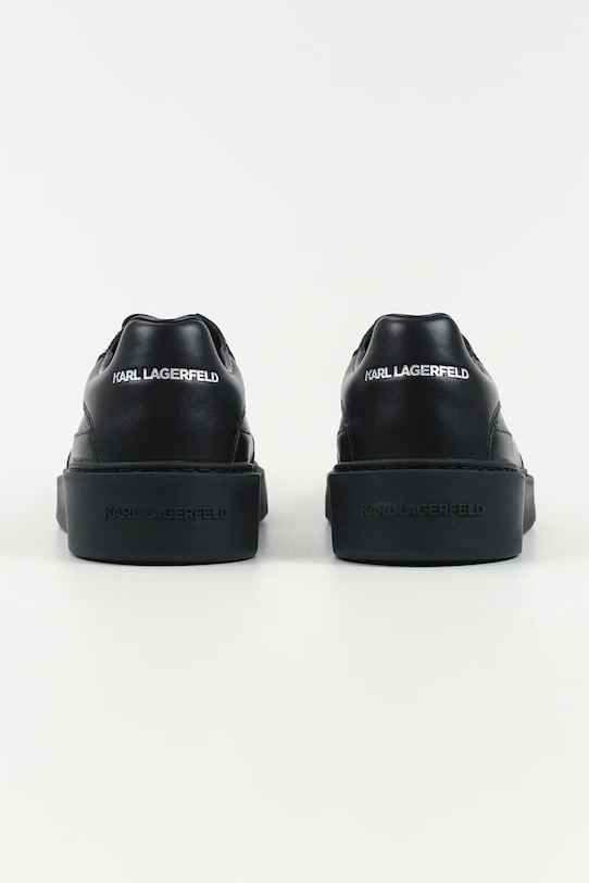 Obuwie Karl Lagerfeld sneakersy skórzane FLINT II KL53329.00X czarny