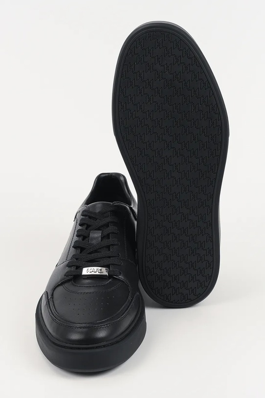 Karl Lagerfeld sneakersy skórzane FLINT II KL53329.00X czarny
