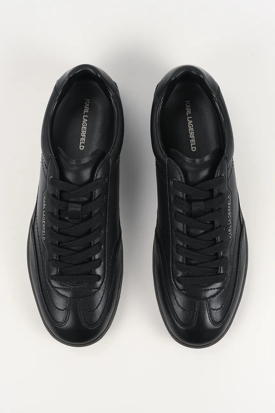 Karl Lagerfeld sneakersy skórzane KANDIDATE czarny KL53820.00X