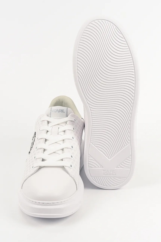 Kožené tenisky Karl Lagerfeld KAPRI KL KL52536K.011 biela