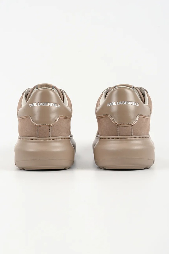 Obuv Nubukové tenisky Karl Lagerfeld KAPRI LUG RSG KL57522.2TN béžová