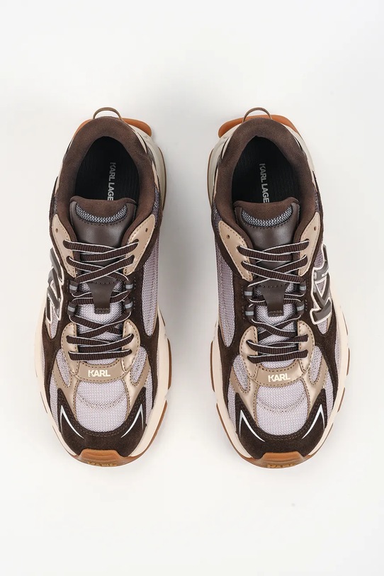 Karl Lagerfeld sneakersy ORION brązowy KL55521C.44T