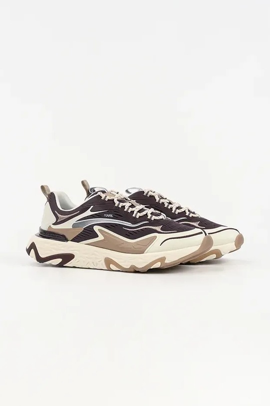 Karl Lagerfeld sneakersy BLAZE KL52428.K4T brązowy SS26