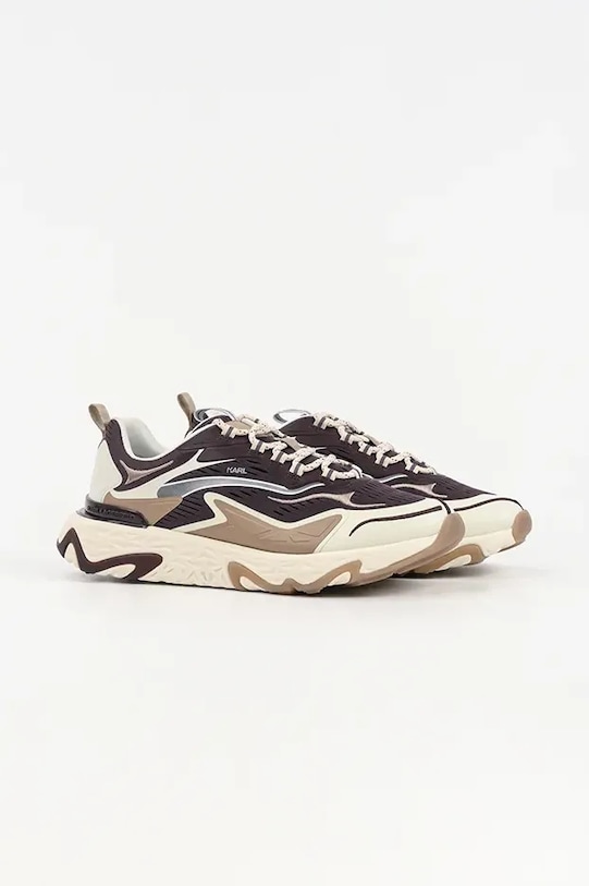 Karl Lagerfeld sneakersy BLAZE KL52428.K4T brązowy SS26