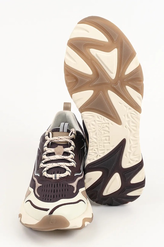 Karl Lagerfeld sneakersy BLAZE KL52428.K4T brązowy