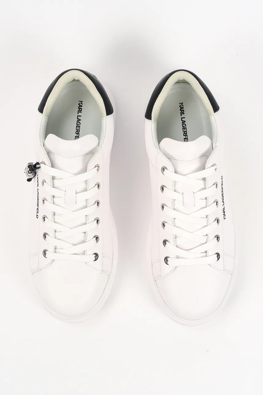 Karl Lagerfeld sneakersy skórzane KAPRI biały KL52516.011
