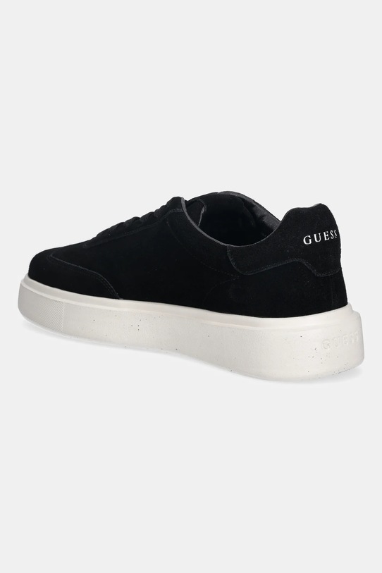 Παπούτσια Σουέτ αθλητικά παπούτσια Guess PLAZA FMFPLA.SUE12.BLACK μαύρο