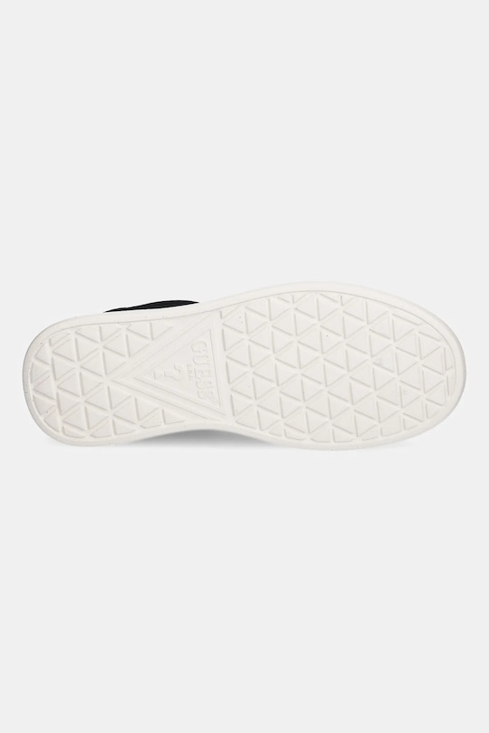 Σουέτ αθλητικά παπούτσια Guess PLAZA FMFPLA.SUE12.BLACK μαύρο