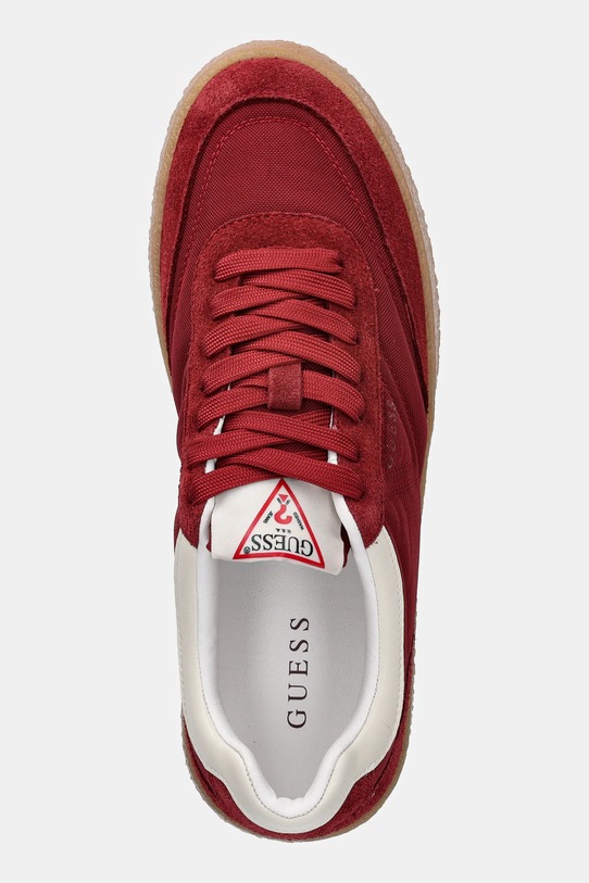 Guess sneakersy WIMOH bordowy FMPWIM.FAB12.RED