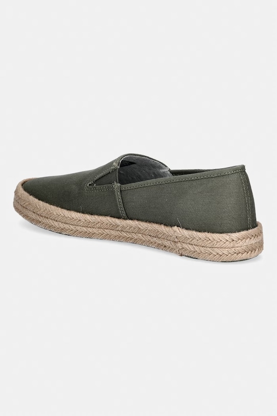 Boty Calvin Klein espadrily pánské ESS ESPADRILLE CV HM0HM02076 zelená