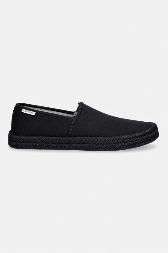 Calvin Klein espadrily pánské ESS ESPADRILLE CV HM0HM02076 černá SS26