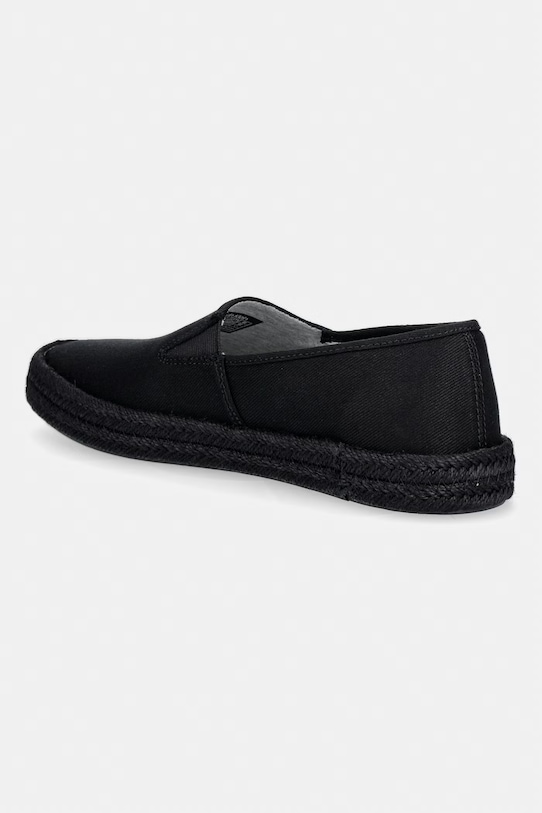 Boty Calvin Klein espadrily pánské ESS ESPADRILLE CV HM0HM02076 černá